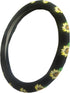Mayco Bell Automotive Women Embroidery Cute Car Steering Wheel Cover (Sunflower)...