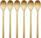 Wooden Spoons for Eating, ADLORYEA 9 inch Small Wooden Soup Spoon Mixing Stirring Tasting, 6-Piece Wood Spoons for Soup and Korean Food, Eco frien...
