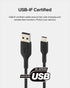 Belkin BoostCharge USB-C Cable (3M/9.8ft), USB-C to USB-A Cable, USB Type-C Cable for iPhone 15 Series, Samsung Galaxy S24, S24+, Note20, Pixel 8,...