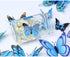 Somotersea 24Pcs 3D Butterfly Wall Decor - Removable Butterfly Decoration for Girls Room & Birthday Party - Blue...