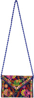 Elephant Sling Bag, Foldover Clutch, Hand Bag, Shoulder Bag & Cross Body Bag for Women & Girls (Blue Color)...
