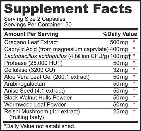 Calm Cleanse Detox Support - Oral Overgrowth Treatment for Adults - Non-GMO Oral Detox Medicine and White Tongue Treatment – Mouth Overgrowth Trea...