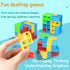32 PCS Tetra Tower Game,Stacking Blocks Game, Board Games for 2 Players+ Family Games, Parties, Travel, Kids & Adults Team Building Blocks Toy...