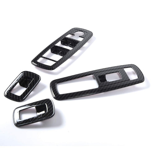 Window Lift Switch Power Window Control Regulator Button Embellishment Trim for 2011-2025 Dodge Charger Durango, for 2010-2017 RAM, Interior Acces...