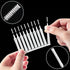 30Pcs Shower Head Cleaner Brushes, Small Wire Tube Brushes for Household Bathroom Cleaning, Anti-Clogging Shower Cleaning Brush with Thin Nylon Br...