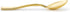 Posh Setting Plastic Mini Gold Spoons, 4 inch Gold Dessert Spoon Disposable, Small Plastic Spoons for Dessert, Tiny Little Appetizer Spoon Golden ...