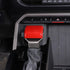 ABS Red Car Console Gear Gear Shift Knob Head Protection Trim,Shift Gear Protection Trim,Compatible with Toyota Tundra Sequoia 2022 2023 2024 Taco...