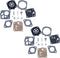 2 x RK-23HS CARBURETOR REPAIR KIT Fit JONSERED 625 630 670 920 930 2094 CHAINSAW...