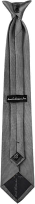 Jacob Alexander Men's Woven Subtle Mini Squares Clip-On Neck Tie...