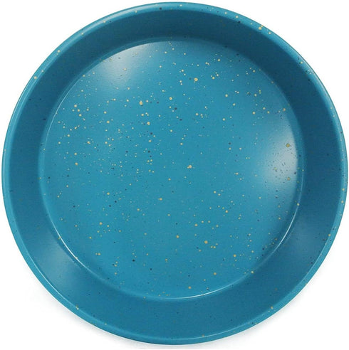 casaWare Ceramic Coated NonStick 9-Inch Round Pan, Blue Granite...