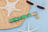 Lilly Pulitzer Durable Leatherette Strap Key Chain, Cute Wristlet Keychain Accessory with Metal Ring, Let's Go Bananas...
