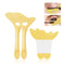 Eyeliner Stencils 4Pcs Reusable Silicone Eyeliner Aid Mascara Shield Eyeliner Eyelash Eyeshadow Lipstick Applicator Guide Tool Multifunctional Eye...