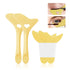 Eyeliner Stencils 4Pcs Reusable Silicone Eyeliner Aid Mascara Shield Eyeliner Eyelash Eyeshadow Lipstick Applicator Guide Tool Multifunctional Eye...