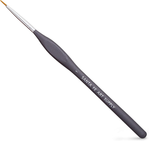 Artist Paintbrush Ergonomic Short Handle Size 1 Detail Brush. Acrylic Oil Watercolor & Face Paint Long Handle Replacement Paint Brushes...