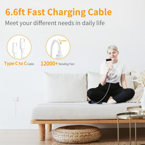 30W PD USB C Fast Charger, Looptimo Fast Charging Power Charger for Google Pixel 8 Pro/8/7 Pro/7/6a/6 Pro/6/5a/5/4, Samsung Galaxy S24/Plus/Ultra ...