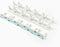 Spice Clip Strips For Cabinet Doors - Organizer for Spices - Spice Rack Holds15 Spice Jars - 3M Adhesive Gripper Clip Strips In White For Pantry...