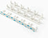 Spice Clip Strips For Cabinet Doors - Organizer for Spices - Spice Rack Holds15 Spice Jars - 3M Adhesive Gripper Clip Strips In White For Pantry...