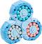 Rotating Magic Bean Cube Spinner,2 in 1 Funny Beads Puzzle Educational Toys,Fidget Hand Sensory Toy,Ideal Party FavorOffice Desk Toys...