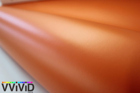 VViViD® Matte Orange Vinyl Wrap Roll with Air Release Technology (1ft x 5ft)...
