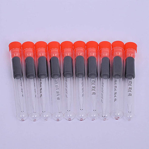 Eye Dropper for Essential Oils, Pipettes Dropper with Black Rubber Head, Calibrated Thick Glass Medicine Dropping Pipettes, 1ml Dropper Measurer, ...