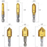 Eagles 14-pack Woodworking Tool Set, 8PCS 5/8" 1/2" 3/8" 1/4" Carbon Steel Wood Plug Cutter Drill Bit Set and 6pcs 1/4" Hex Shank HSS 5 Flute 90 D...