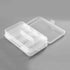 MUXSAM Double Sided Storage Organizer Container with Dividers, 1-Pack Jewelry Box Case 5.6x3.3in for Craft Beads Makeup Rings Earrings Necklace Fi...