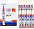 Permanent Markers Pens, Red, 12 Count, Medium Point, Alcohol-Based Markers, Perfect on Almost Surface, Markers for Art Craft Stone Ceramic Glass W...