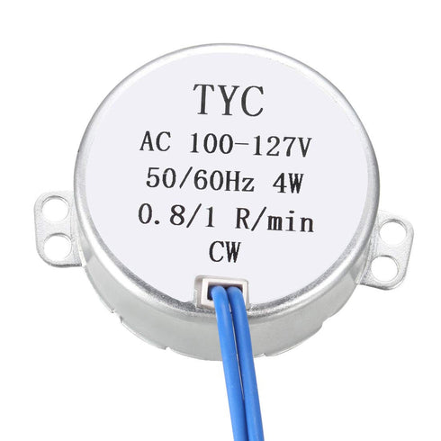 uxcell Metal Gear Electric Synchronous Motor AC 100-127V 0.8-1RPM 50-60Hz CW 4W...