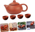 1 Set Purple Clay Teapot Set Travel Set Chinese Tea Set Chinese Tea Cup Set Teapot and Cup Set Delicate Tea Service Set Portable Teapot Kit Grace ...