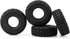 1.0 RC Tires w/Foam All Terrain Tire for TRX4M SCX24 1/18 1/24 Crawler Truck, 54 * 20mm...
