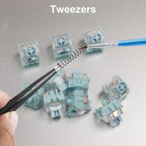 HONKID Keyboard Lube Kit 7PCS, Keycap Puller Key Puller Switch Lube Station for Cherry Kailh Gateron and Mechanical Keyboard Switches with Tweezer...