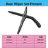 Rear Wiper Blade Arm Set Replacement for Toyota Yaris 2007-2014, Scion XB 2008-2015 Back Glass Wipers, Factory OE Style Rear Windshield Wiper Arm ...