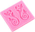 Baroque Fondant Molds Curlicues Scroll Relief Cake Decorating Silicone Mold For Cake Decoration Cupcake Topper Gum Paste Chocolate Polymer Clay...