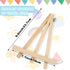 4PCS 9 Inch Wood Easels, Tripod, Painting Party Easel, Kids Student Tabletop Easels for Painting, Easel Stand for Painting Canvases, Portable Canv...