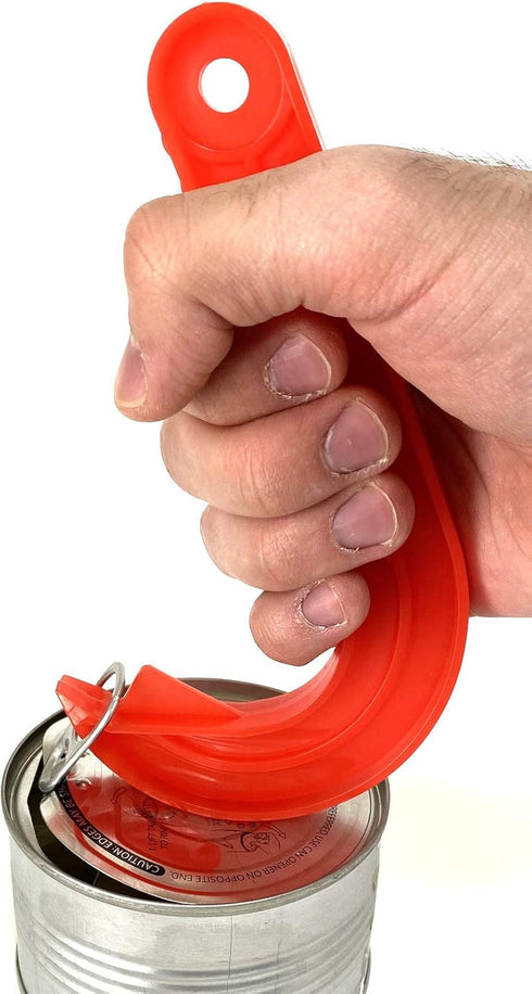 1 Easy Manual Can Opener Ring Pull Tab Puller Easy Access Can Opener Protects Nails Seniors Arthritis Hands Helper Safety Pet Food Beans Soup Can ...