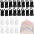 100Pcs Clothes Hanger Connector Hooks, Super Space Saving for Closet Heavy Duty Cascading Hanger Extender Hooks Plastic Closet Hanger Organizer (W...