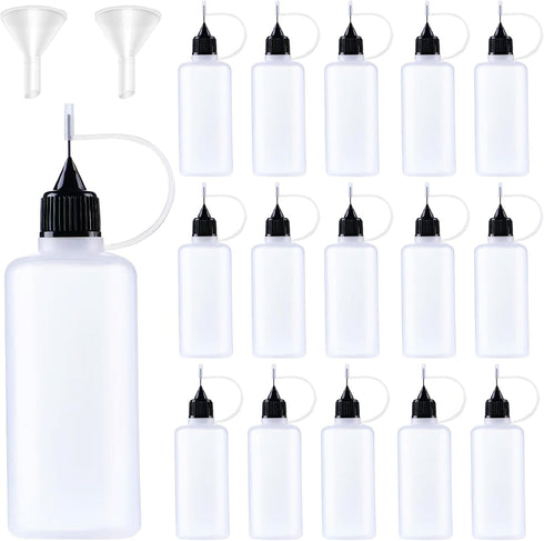 40 Pcs Precision Tip Applicator Bottles, Liquid Dropper Bottles, Glue Applicator Bottles, for Acrylic Painting, DIY, Pigment, Quilling, Craft, Oil...