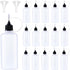 40 Pcs Precision Tip Applicator Bottles, Liquid Dropper Bottles, Glue Applicator Bottles, for Acrylic Painting, DIY, Pigment, Quilling, Craft, Oil...