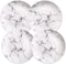 Marble Design Porcelain Dinner Accent Plates Set of 4 (8 inches)...