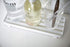 Yamazaki Home Tower bathroom trays, One Size, White...