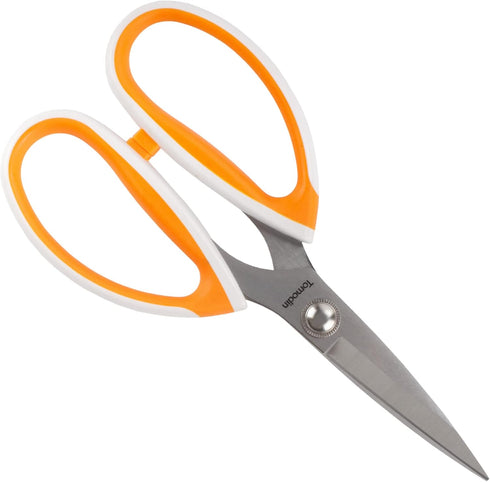 JubileeYarn Workhorse Bertha All Purpose Heavy Duty Scissors - Orange & White - 1 Pair...