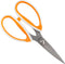 JubileeYarn Workhorse Bertha All Purpose Heavy Duty Scissors - Orange & White - 1 Pair...