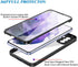 CCSamll for Samsung Galaxy S21 5G Clear Case with Screen Protector, Slim Shockproof Soft TPU Bumper Full Body Protection Phone Cover Case for Sams...