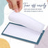 4 Pack Magnetic Notepads for Refrigerator, 50 Pages/Book Grocery List Magnet Pad for Fridge, Design Magnetic Grocery List Pad for Fridge, Grocery ...