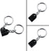 Brick Keychain for Couples Friendship - 2pcs Matching Heart Colorful Keychain Set for Couples Valentine's Day BFF...