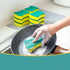 Kitchen Cleaning Sponges,14 Pack Eco Non-Scratch for Dish,Scrub Sponges?Kitchen Sink Dishwasher Pads Clean Supplies (14PACK)...