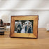 4x6 Wood Picture Frames Brown, Live Edge Rustic Photo Frame with Glass Front, Display 6x4 inch Photos for Tabletop or Wall Mounting...