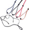 Pack of 4 Eco Leather Eyeglass Straps,Luxurious Adjustable Eyewear Retainers, Anti-slip Eyeglass Chains Lanyard, Sport Sunglass Retainer Holder St...