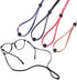 Pack of 4 Eco Leather Eyeglass Straps,Luxurious Adjustable Eyewear Retainers, Anti-slip Eyeglass Chains Lanyard, Sport Sunglass Retainer Holder St...