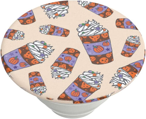 PopSockets Phone Grip with Expanding Kickstand, Halloween PopGrip - Pumpkin Spice...